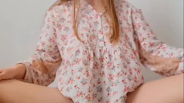 Busty cutie excites her big nipples on camera . Amateur video