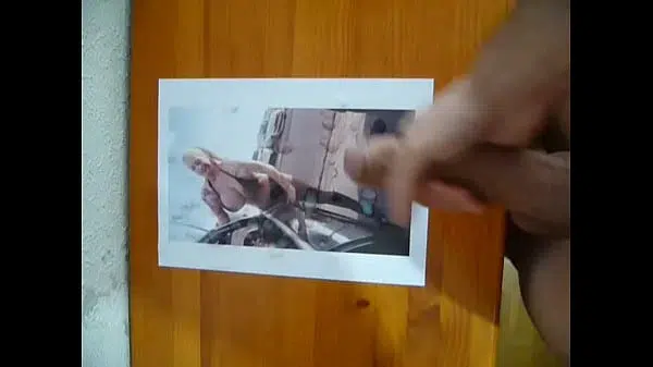 Cumming on porn actress Candela X