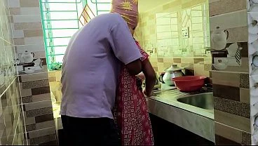 Desi Anita bhabhi hard fuck in the kitchen