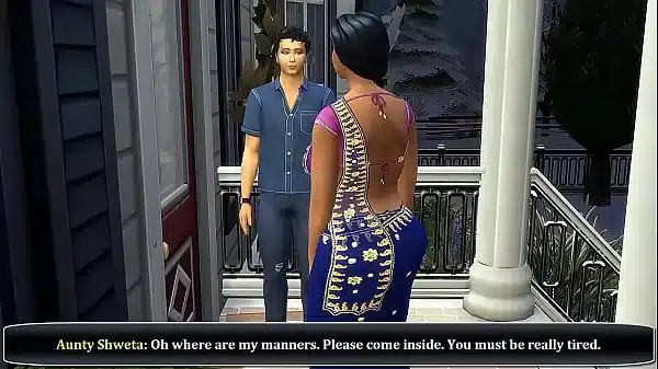 Hindi – Indian sexy Shwetha aunty needs cum – Wickedwhims