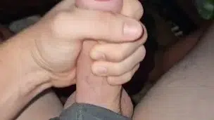 I get so horny in the morning 🌄 😩 huge cumshot by my red light and phone light 🙃 pov everyday 😏