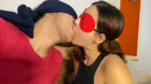 I suck my stepsister’s tongue and fill it with my FRENCH KISS SALIVA