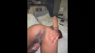 In the Telly while he in my belly Backshot action