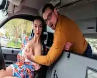 lady gang nice sex with busty taxi driver_1.