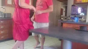 My neighbours wife can realy scream loud i had to rip her dress