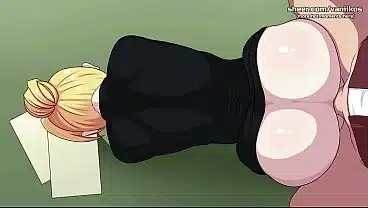 Naruto: Kunoichi Trainer | Hot Blonde Secretary Babe With A Big Perfect Ass Public Blowjob And Anal Sex With Creampie At Office | Anime Hentai Porn Game