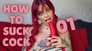 Redhead Teaches You How to Suck Cock – Cock Sucking Instructional Video Trailer