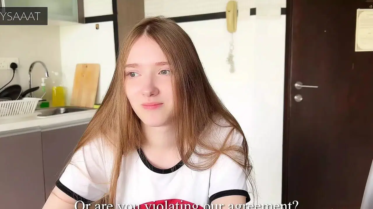 Step sister lost at chess and got a double load of cum in her pussy