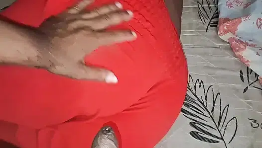 Stepson passing on cock in stepmom&#’s bbw ass in front of stepdad and family stepaunt