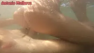 Amazing Underwater Sex With Big White Bubble Butt Italian