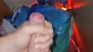 Huge buildup of cum 😍 after my stream Cumming on my mirror in red lighting ✨️ 👌 spraying sperm