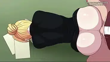 Naruto: Kunoichi Trainer | Hot Blonde Secretary Babe With A Big Perfect Ass Public Blowjob And Anal Sex With Creampie At Office | Anime Hentai Porn Game