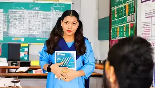 Village Teen  girl  By Teacher for not completing homework, desi xxx classroom sex video in hindi audio