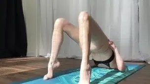 Youtube Banned Video! Hot Yoga in Lingerie Challenge! | Sierra Ky