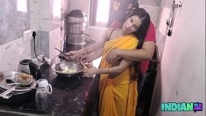 Horny Indian Man Fucking His Hot Desi Wife In Kitchen