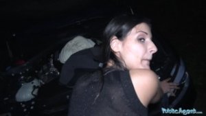 Public Agent Coco Kiss Fix My Car and Fuck My Pussy