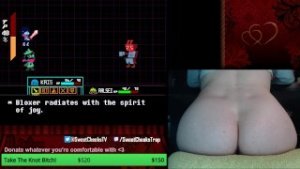 Sweet Cheeks Plays Deltarune (Part 2) [With Dog Dildo!]