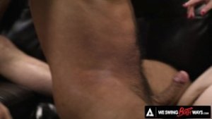 WE SWING BOTH WAYS – Two Naughty Wives Have A Bisexual Orgy With Their Husbands To Save A Divorce