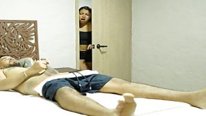 I Catch My Stepbrother Masturbating and End up Teaching Him a Lesson