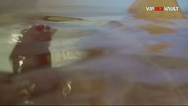 Hot Tub Cowgirl… Slim Blonde Grips the Edge and Rides Him Deep