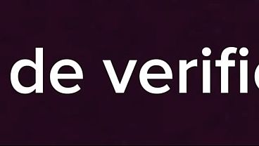 Vídeo de verificação