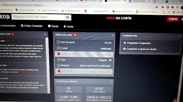 Vídeo de verificação