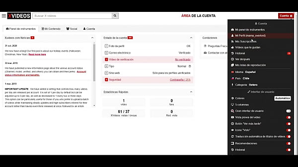 Vídeo de verificación